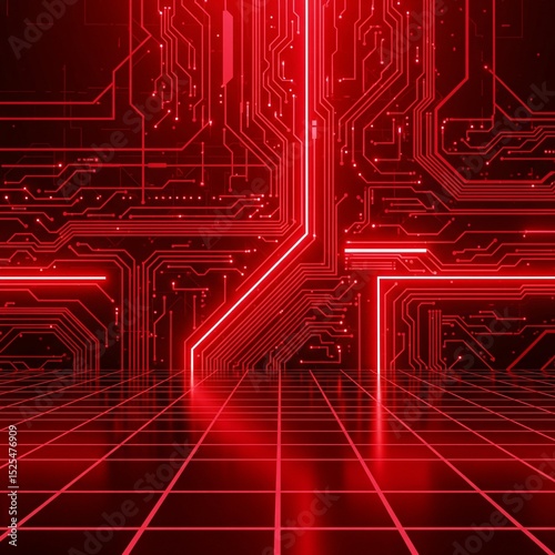 abstract red background
