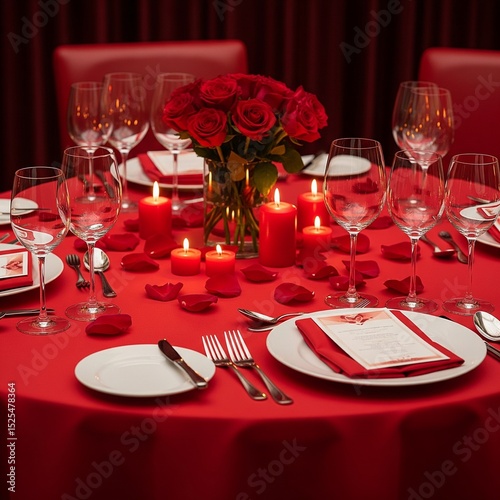 wedding table setting
