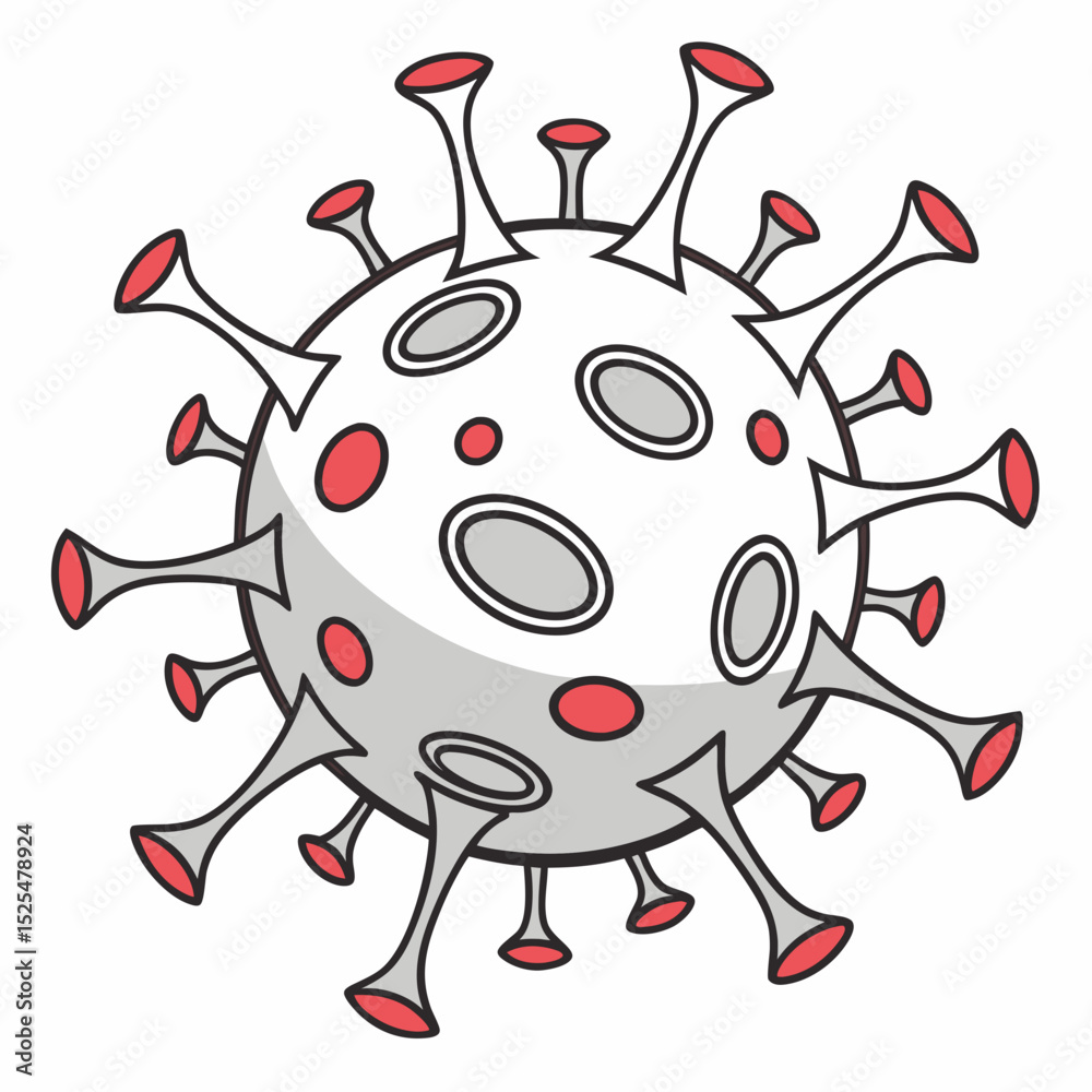 Fototapeta premium 3d rendered illustration of a virus