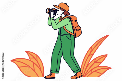 Woman outdoor photography, nature shooting, travel activity, adventure hobby, landscape capture, female photographer, outdoor explorer, nature lover, photo taking, journey experience.