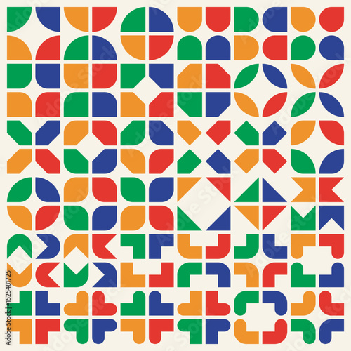 120 Colorful Minimalist Geometric Shapes – Modern Abstract Design Elements