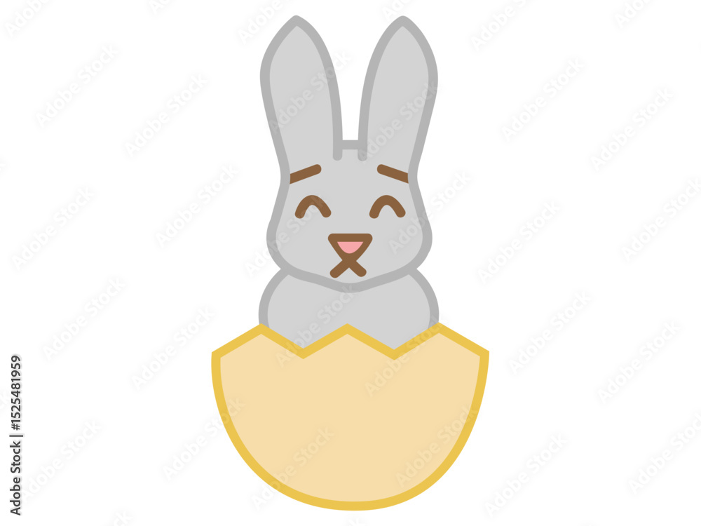 Obraz premium easter bunny with easter egg