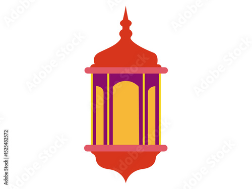 vector illustration of a lantern