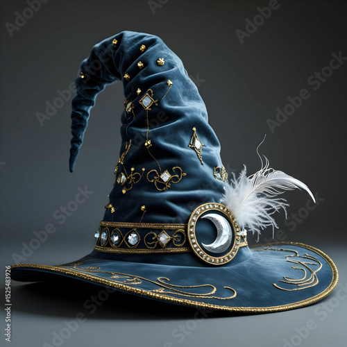 Magnificent Wizard Hat isolated