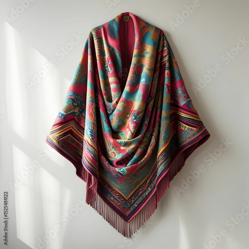 Magnificent Wrap Poncho isolated