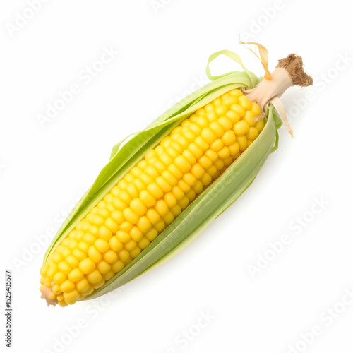 Natural and Fresh Yellow corn isolated