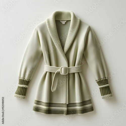 So Beautiful Belted Cardigan isolated