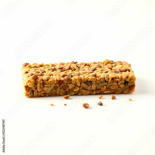 So sweet Nutty Bars Granola isolated