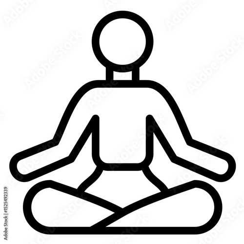 Relaxation Vector Style Icon