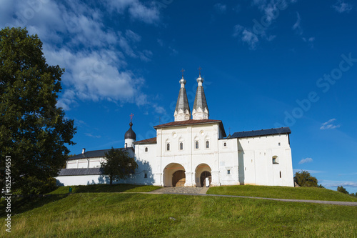 Churches of the Epiphany of the Lord and St. Ferapont above the Holy Gates. Ferapontov Monastery. Kirillov, Vologda region, Russia