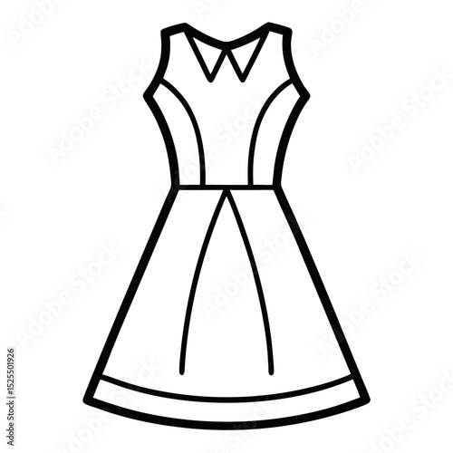dress vector icon
