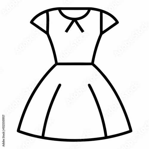 dress vector icon