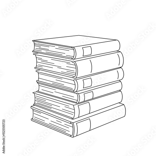 stack of books on table representing knowledge and learning resources