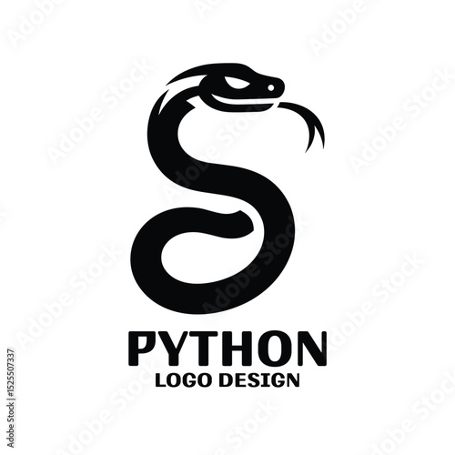 Python Vector Logo Design