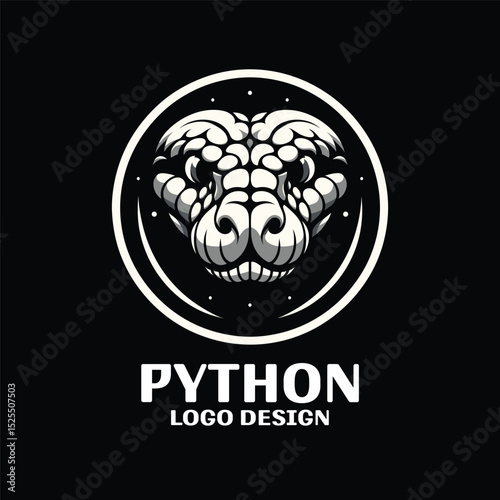 Python Vector Logo Design