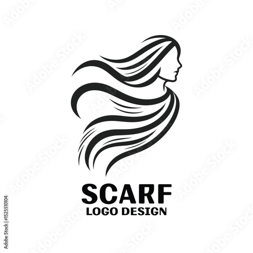 Scarf Vector Logo Design