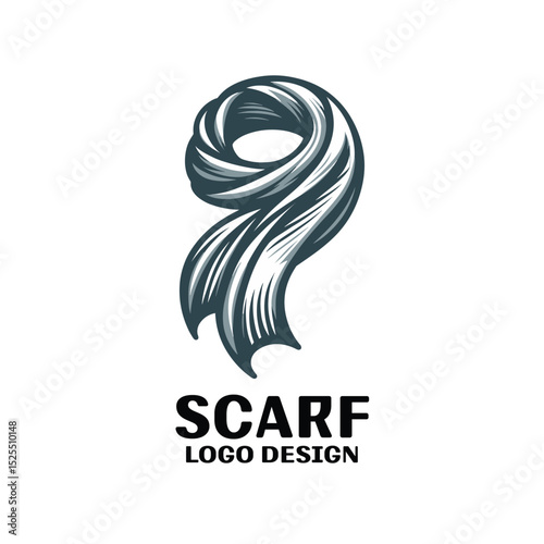 Scarf Vector Logo Design