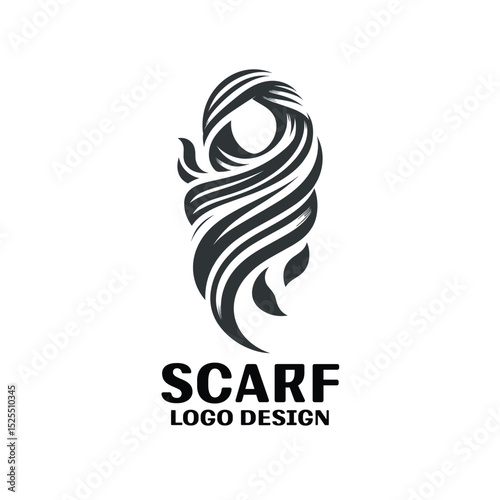 Scarf Vector Logo Design