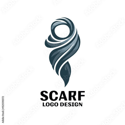 Scarf Vector Logo Design