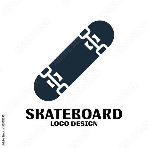 Skateboard Vector Logo Design