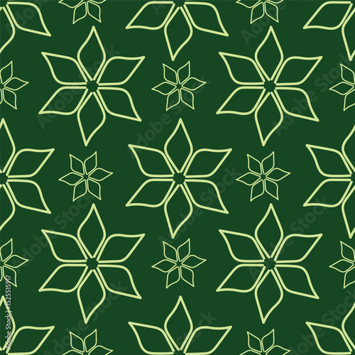 oses, irises, cinnamon and orange flowers on a light background. Seamless pattern, wallpaper, floral background.
