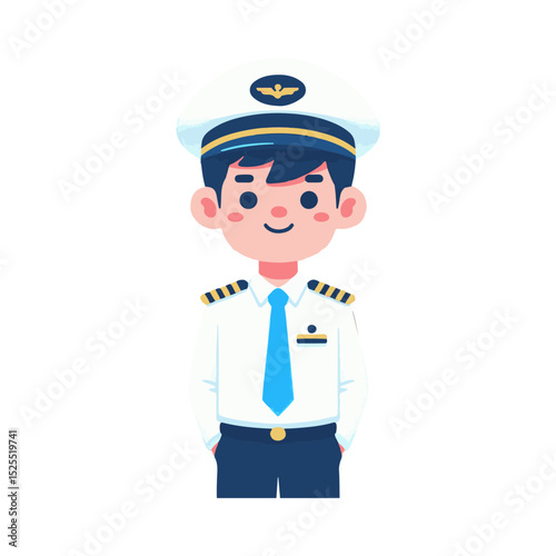 
illustration design of a pilot