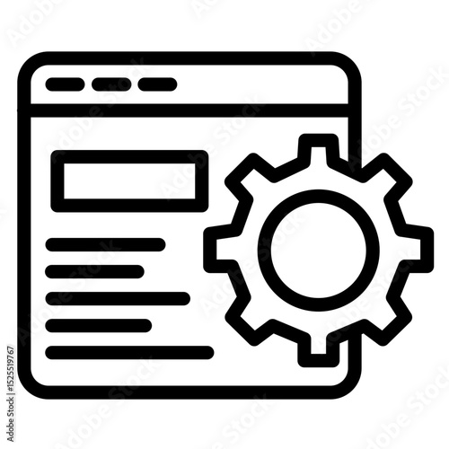 SEO Vector Icon Style