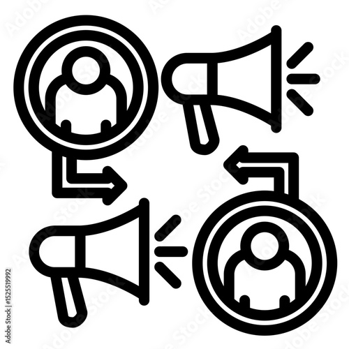 Engagement Vector Icon Style