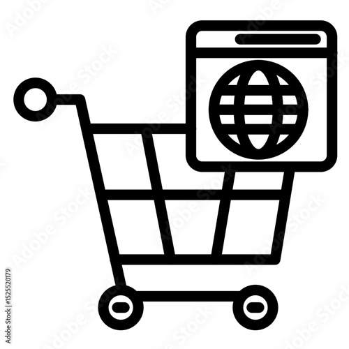 E-commerce Vector Icon Style