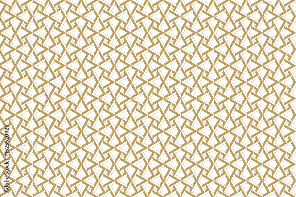 Naklejka premium Seamless geometric pattern in authentic arabian style.