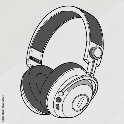 "Headphone Silhouette – Minimal Audio Icon"

