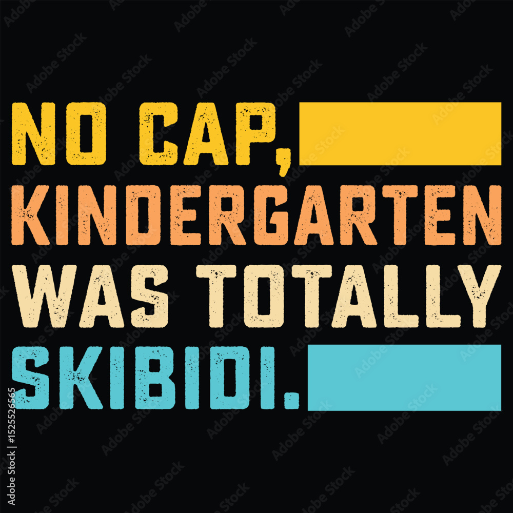 Fototapeta premium Skibidi Teacher Student T-Shirt 