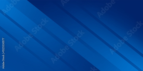 Abstract blue background with glowing geometric lines. Modern blue gradient square shape design. Futuristic technology concept. Suit for brochure,