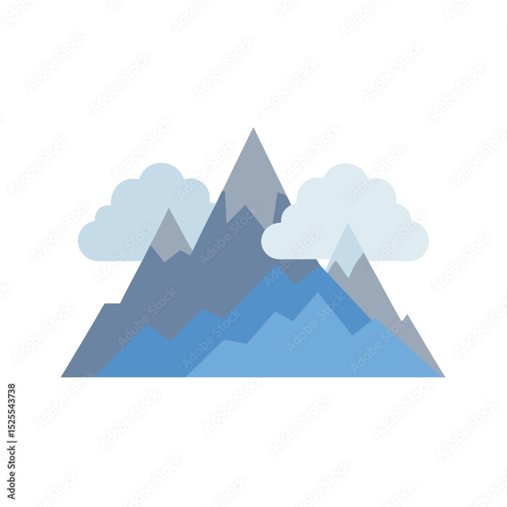 Fototapeta premium background scenery flat color design