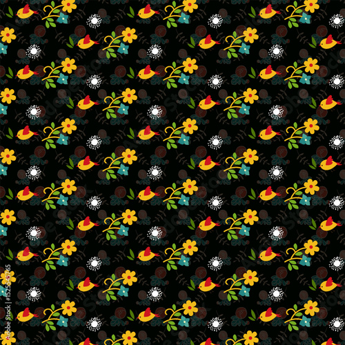 Seamless Pattern with Cute Pastel Colors on Dark Background – Festive Spring Holiday Design for Kids and Seasonal Projects Seamless Abstract Purple and Blue Fluid Pattern Design – Organic Marble Textu