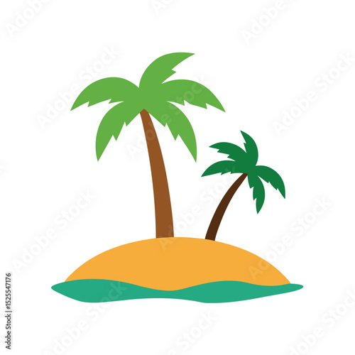 background scenery flat color design