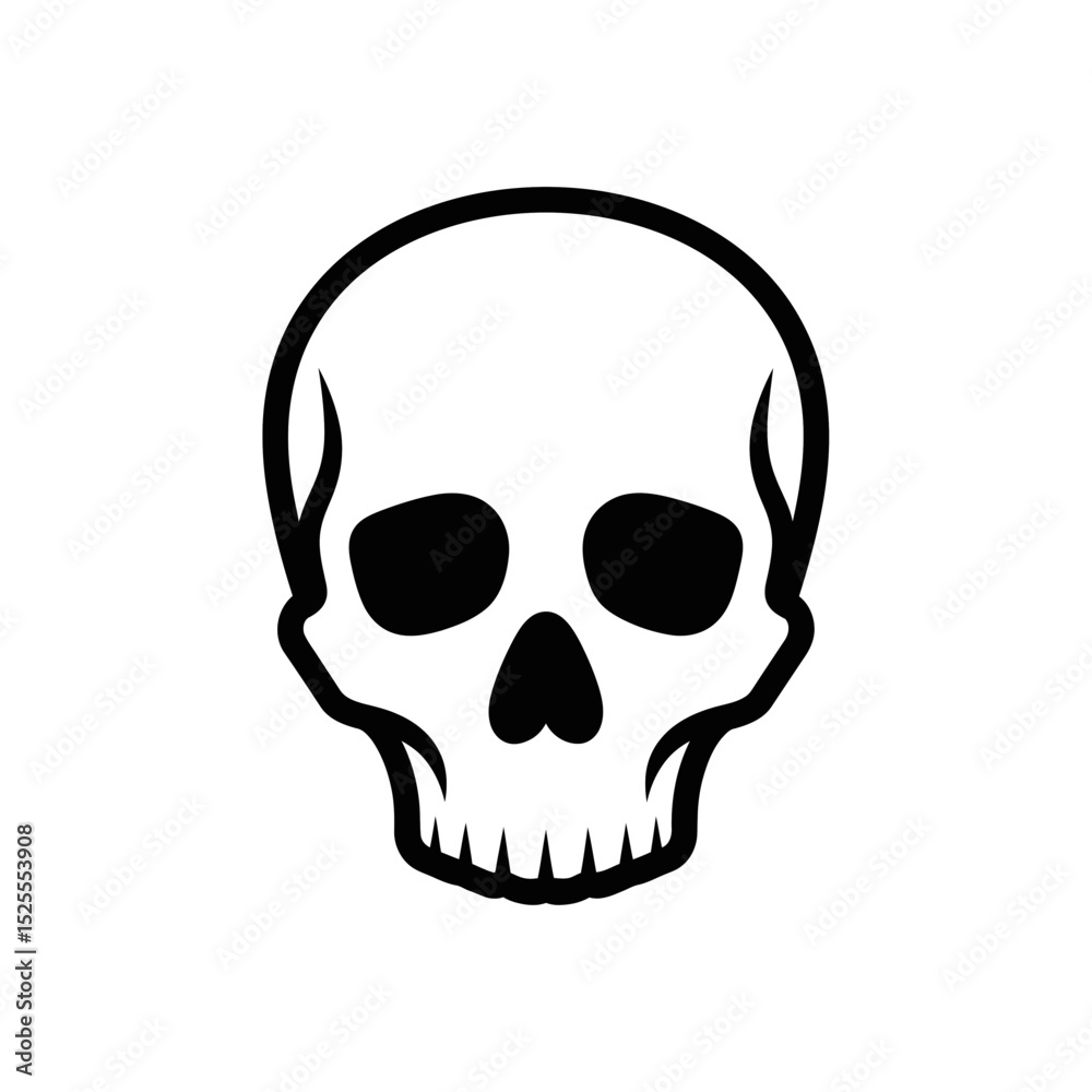 Vector Halloween Skull Icon Design Vector Halloween Skull Icon Design