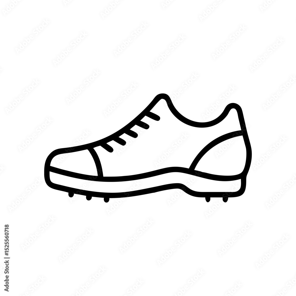 Sports Sneaker Shoe Outline Icon Sports Sneaker Shoe Outline Icon