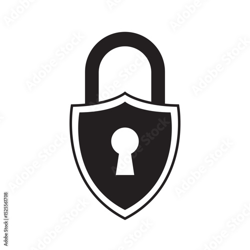 security protection icon illustration design template