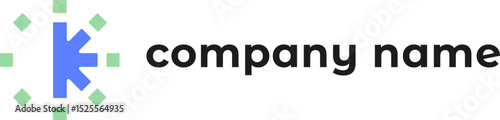 Minimal abstract logo evoking frost or ice cooling. Ideal for refrigeration, cold storage, or climate-related tech.