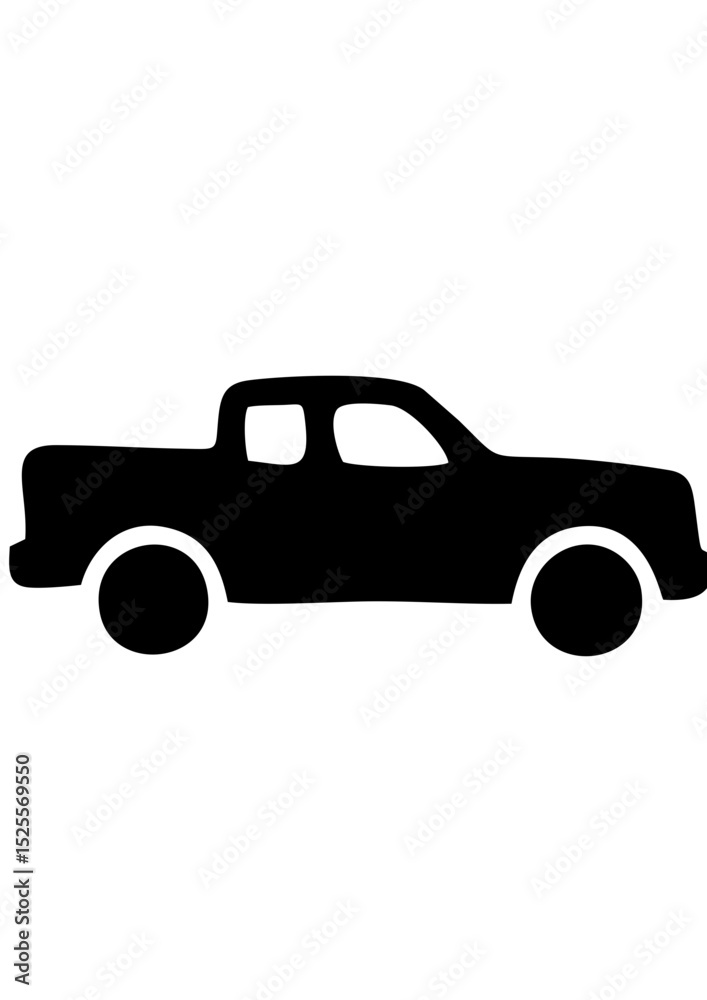 Fototapeta premium vector illustration of a car