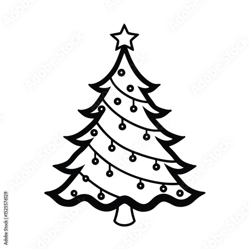 christmas tree vector