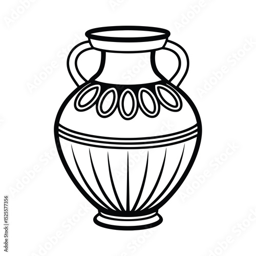 elegant vase decorative pottery home décor art