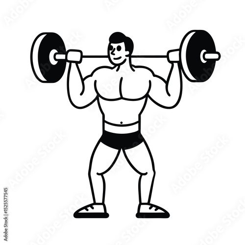 fitness gym weightlifting exercise strong training
