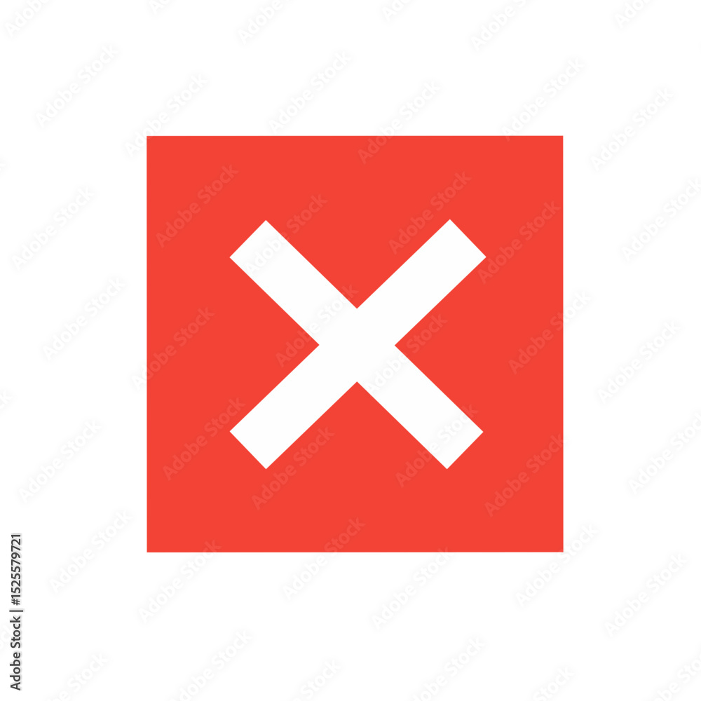 Obraz premium Check box tick mark icon set button correct right wrong buttons or yes or no checkmark red cross green tick vector illustration