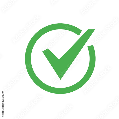 Check box tick mark icon set button correct right wrong buttons or yes or no checkmark red cross green tick vector illustration