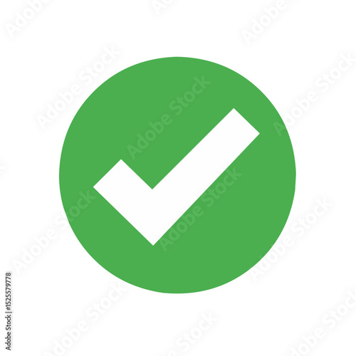 Check box tick mark icon set button correct right wrong buttons or yes or no checkmark red cross green tick vector illustration