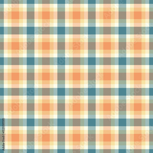 Versatile vector plaid fabric pattern, ideal for fashion designers and DIY creators. High-quality seamless tartan design for many uses.
