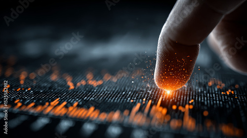 BI, data analytics, decision support systems, businessman touch of data exchange icon Data exchange on digital network connection, data visualization, reporting tools, predictive analytics.

