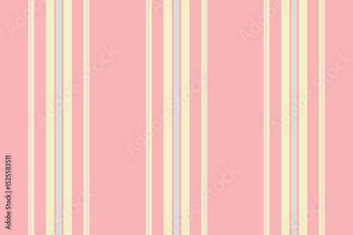 Postcard vertical stripe fabric, drawing pattern seamless textile. Masculine background lines vector texture in light color.